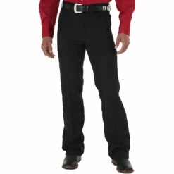 Wrangler Men's Wrancher Black Dress Jean
