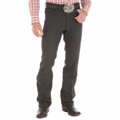 Wrangler Men's Black Wrancher Dress Pants