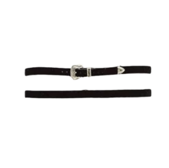 M&F Mens Suede Tipped Hat Band