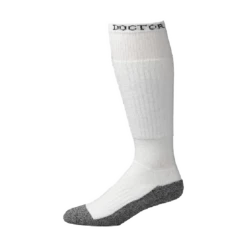 Boot Doctor Men's White Over The Calf Full Cushion Boot Socks