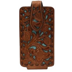 Leather Turquoise Underlay Cell Phone Case