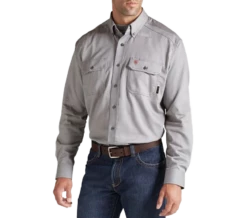 Ariat Men's Flame Resistant Silver Fox Work Shirt