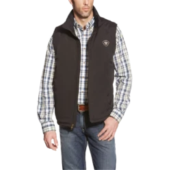 Ariat Men's Team Logo Back Softshell Zip-Up Vest