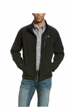 Ariat Men's Black Logo 2.0 New Team Softshell Jacket