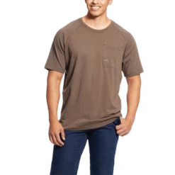 Ariat Men's Rebar Cotton Strong Street Short Sleeve