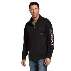 Ariat Men's Team Logo Black & Americana Sweatshirt