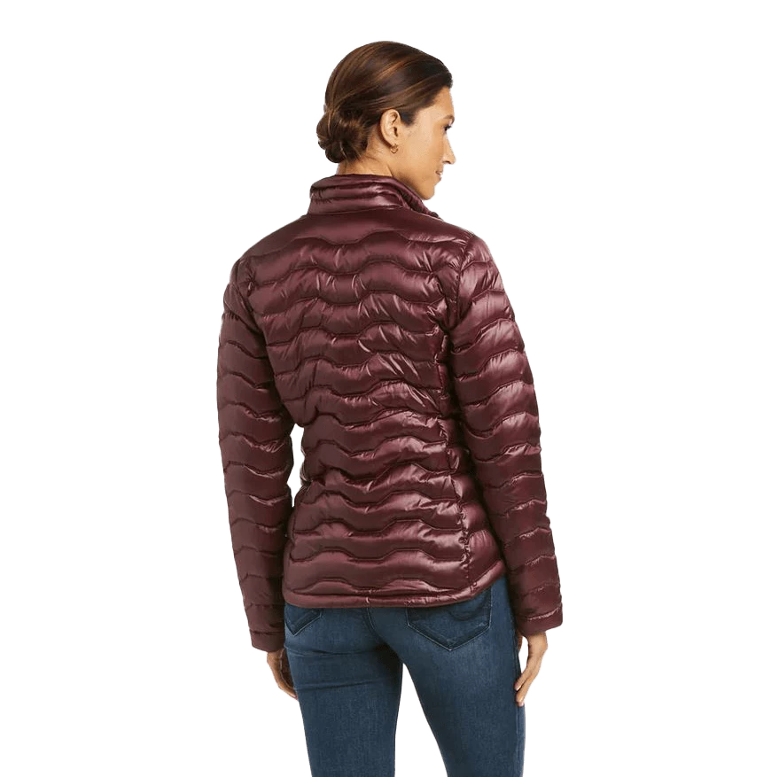 Ariat Women's Ideal 3.0 Iridescent Windor Wine Down Jacket - Image 2
