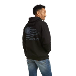 Ariat Men's Patriot Black Hoodie