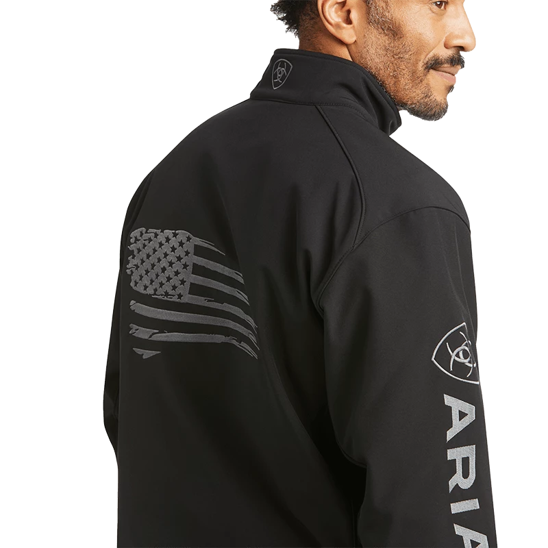 Men's Logo 2.0 Patriot Softshell Jacket - Image 3