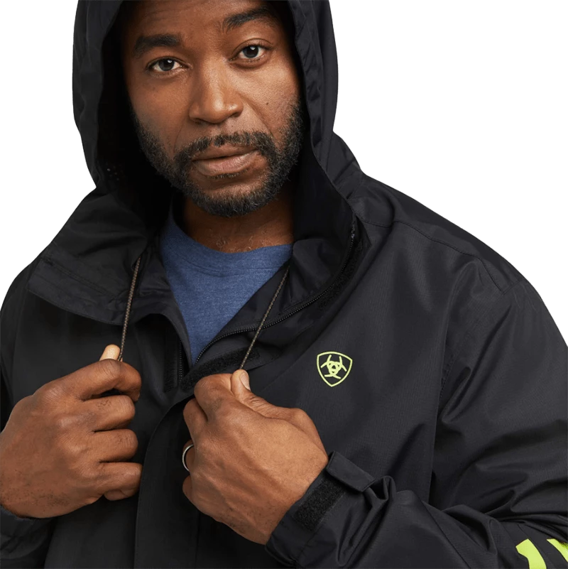 Ariat Rebar Stormshell Logo Waterproof Jacket - Image 4