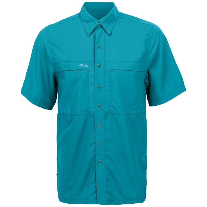 GameGuard Mens Mahi Short Sleeve Button Down Shirt