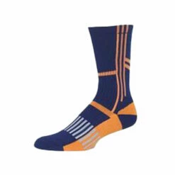 Hooey Men's Navy And Orange Socks