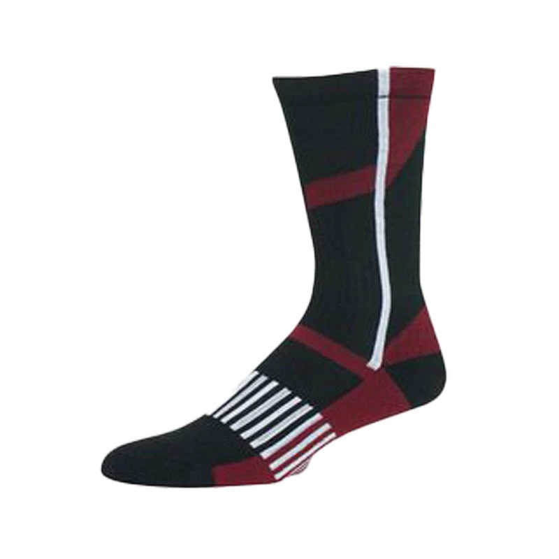 Hooey Men's Black Maroon And White Socks