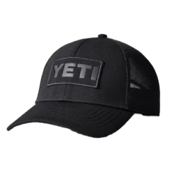 YETI Mens Black Patch Cap