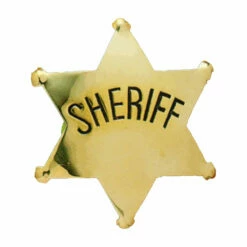 M&F Boy's Gold Sheriff Badge