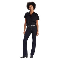 Levis Women's Classic Bootcut Stretch Mid Rise Easy Fit Boot Cut Jeans