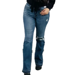 Judy Blue Womens Key To My Heart Bootcut Jeans