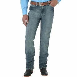 Wrangler Men's Cowboy Cut Silver Edition Slim Fit Jean