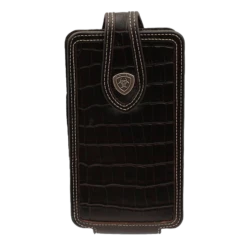 Ariat Men's Large Crocodile Print Cellphone Case