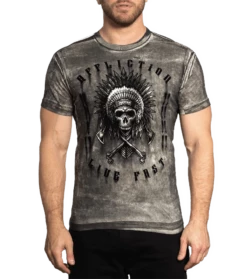 Men's Affliction Native Grease Short Sleeve Shirt