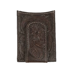 Ariat Mens Brown Money Clip