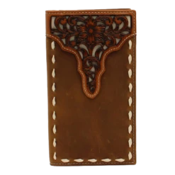 Ariat Men's Western Rodeo Floral Tooled Wallet