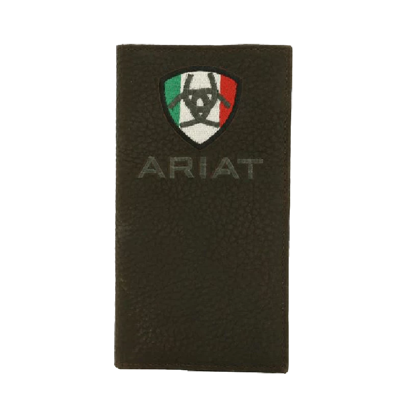 Ariat Mens Mexican Flag Logo Wallet