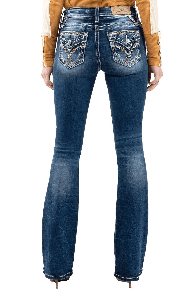 X Stitch Bootcut Jeans - Image 2