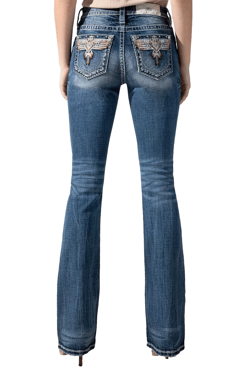 Miss Me Women's Sky Aztec Bootcut Jeans - Image 2