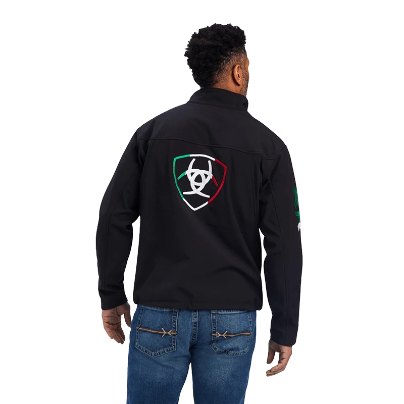 Ariat Men's Black Softshell Mexico Jacket - Image 2