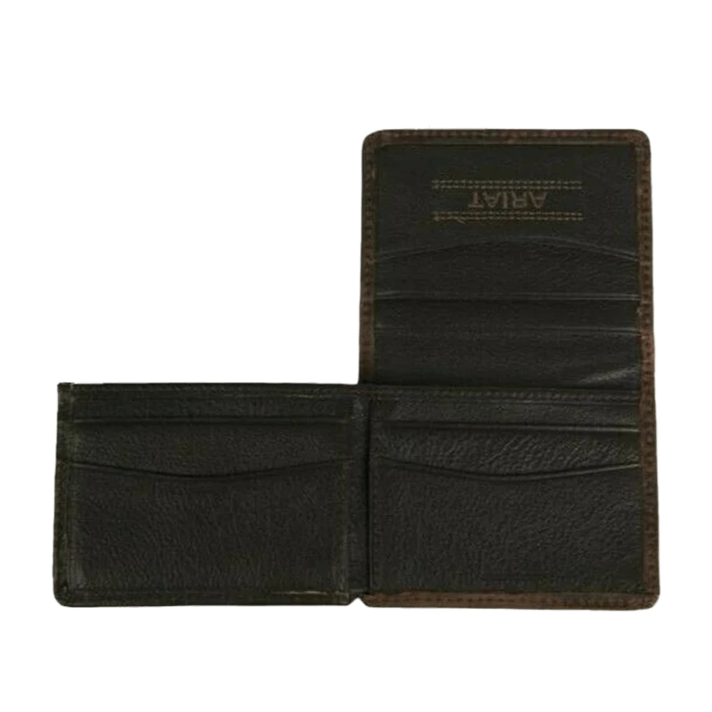 Ariat Rowdy Brown Bifold Wallet - Image 2