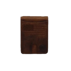 Ariat Men's Distressed USA Flag Bifold Wallet