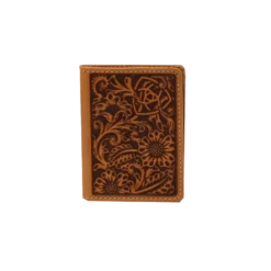 Ariat Men's Floral Embossed Bifold Wallet