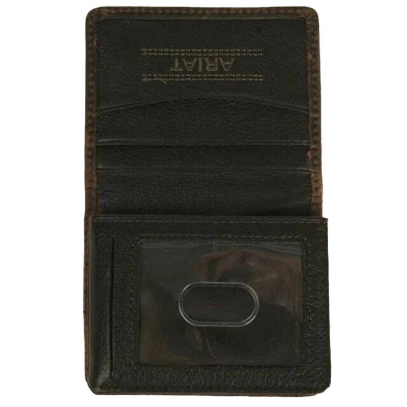 Ariat Rowdy Brown Bifold Wallet - Image 3