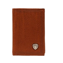 Ariat Men's Solid Sunset Trifold Shield Wallet