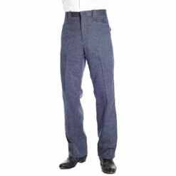 Circle S Navy Heathertone Dress Ranch Pant