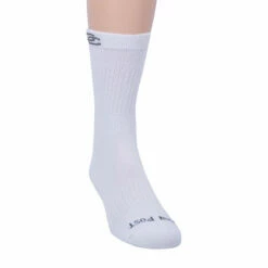 Dan Post Men's Lite Crew White Socks