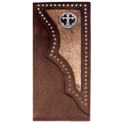 M&F Checkbook With Cross Concho