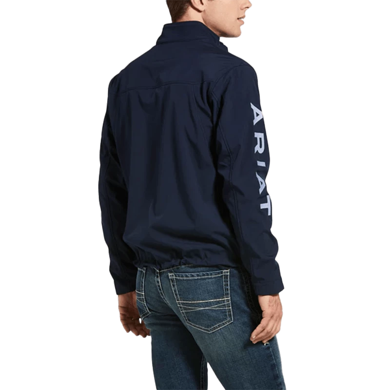 Ariat Men’s New Team Navy Blue Softshell Jacket - Image 2