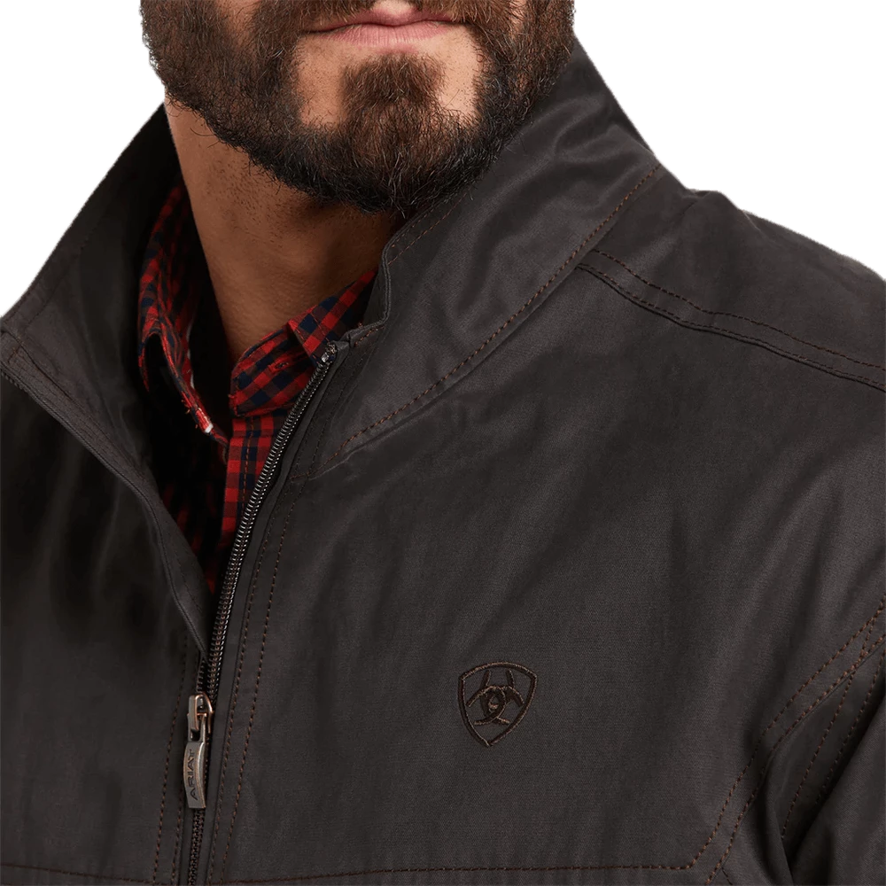 Ariat Men's Grizzly Canvas Lightweight Jacket - Image 2