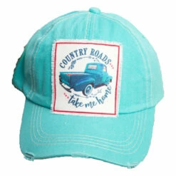 Southern Grace Women's Country Roads Take Me Home Patch Cap
