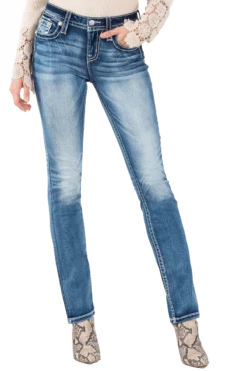 Classic Aztec Straight Jeans