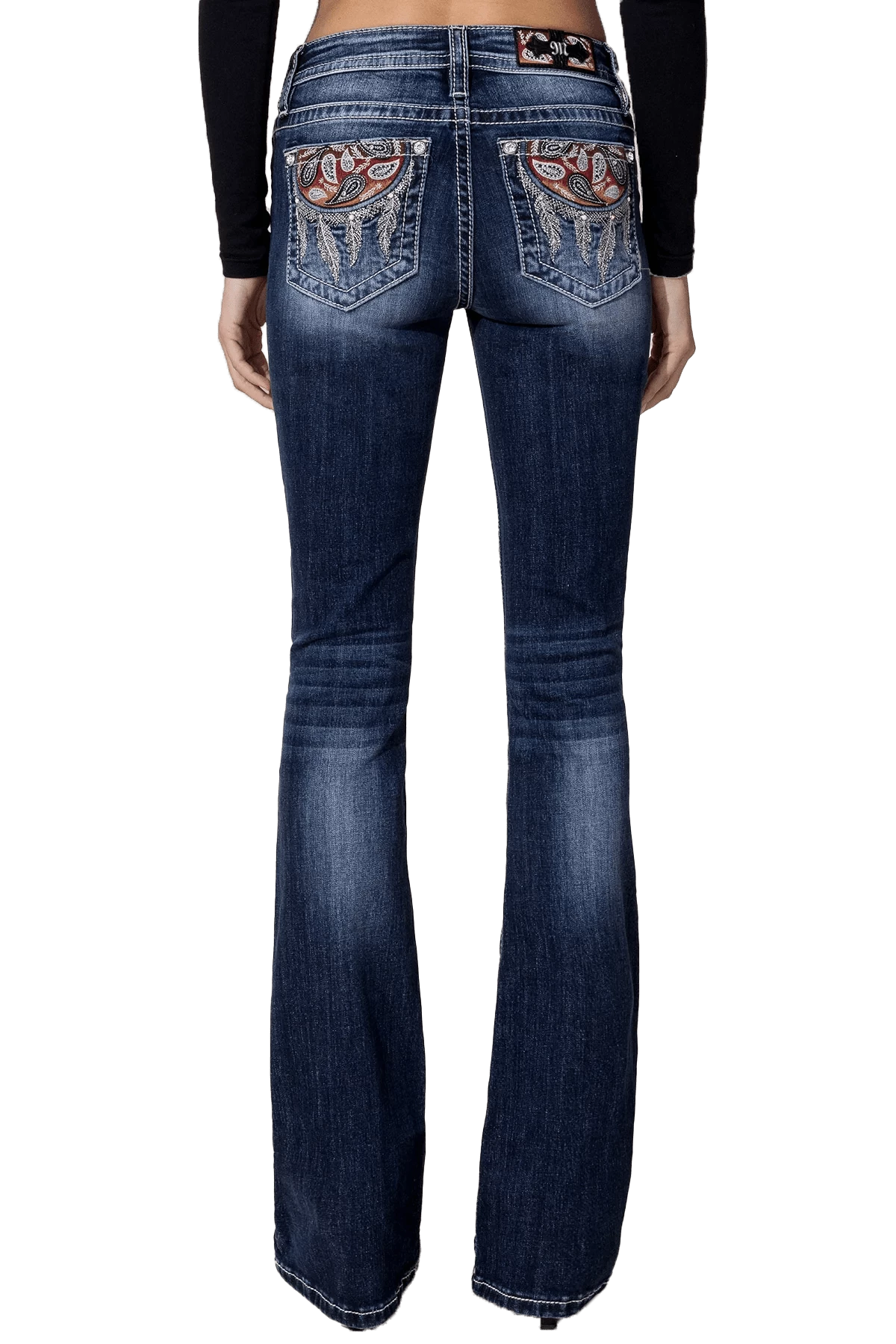 Miss Me Women's Paisley Dreaming Bootcut Jean - Image 2