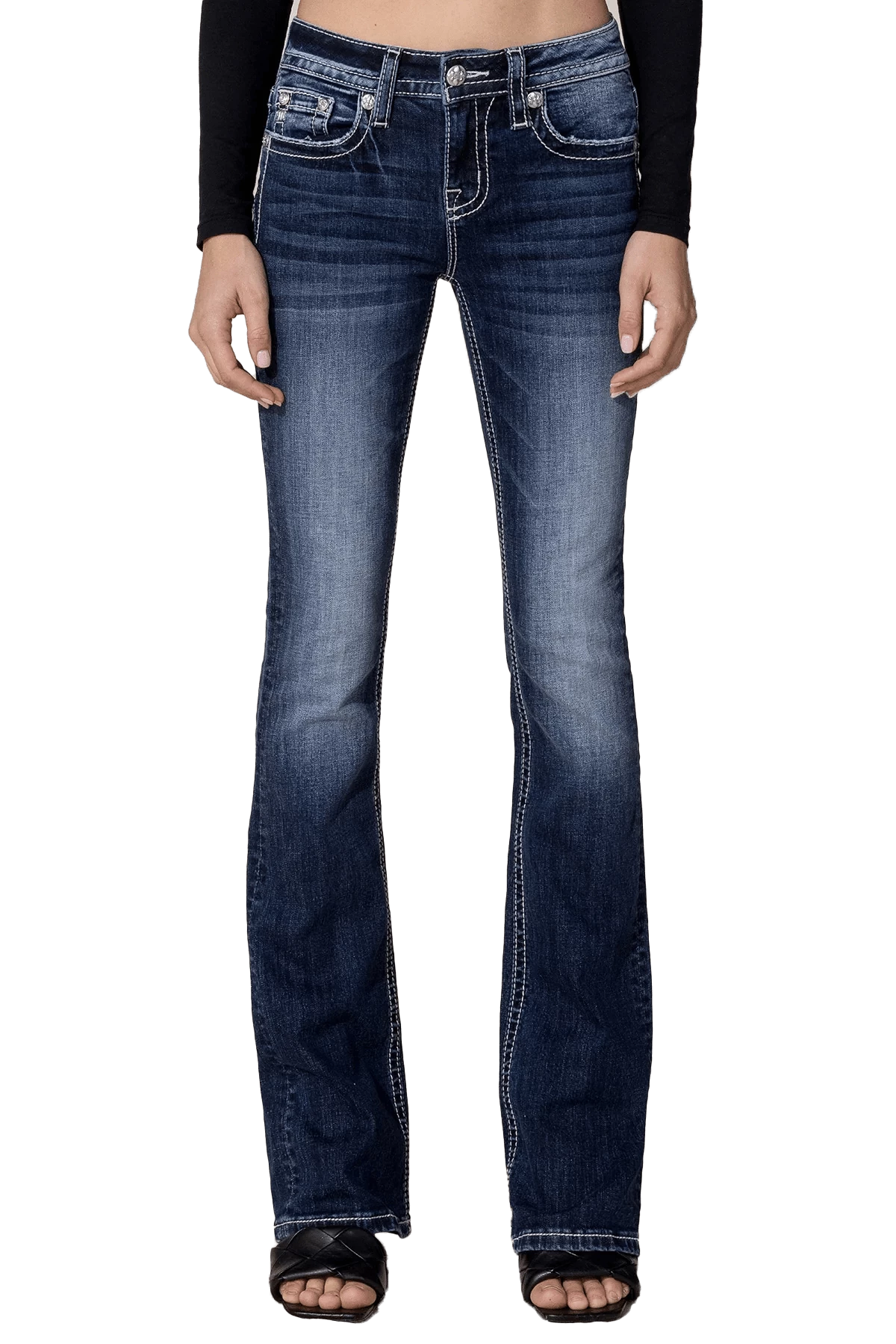 Miss Me Women's Paisley Dreaming Bootcut Jean