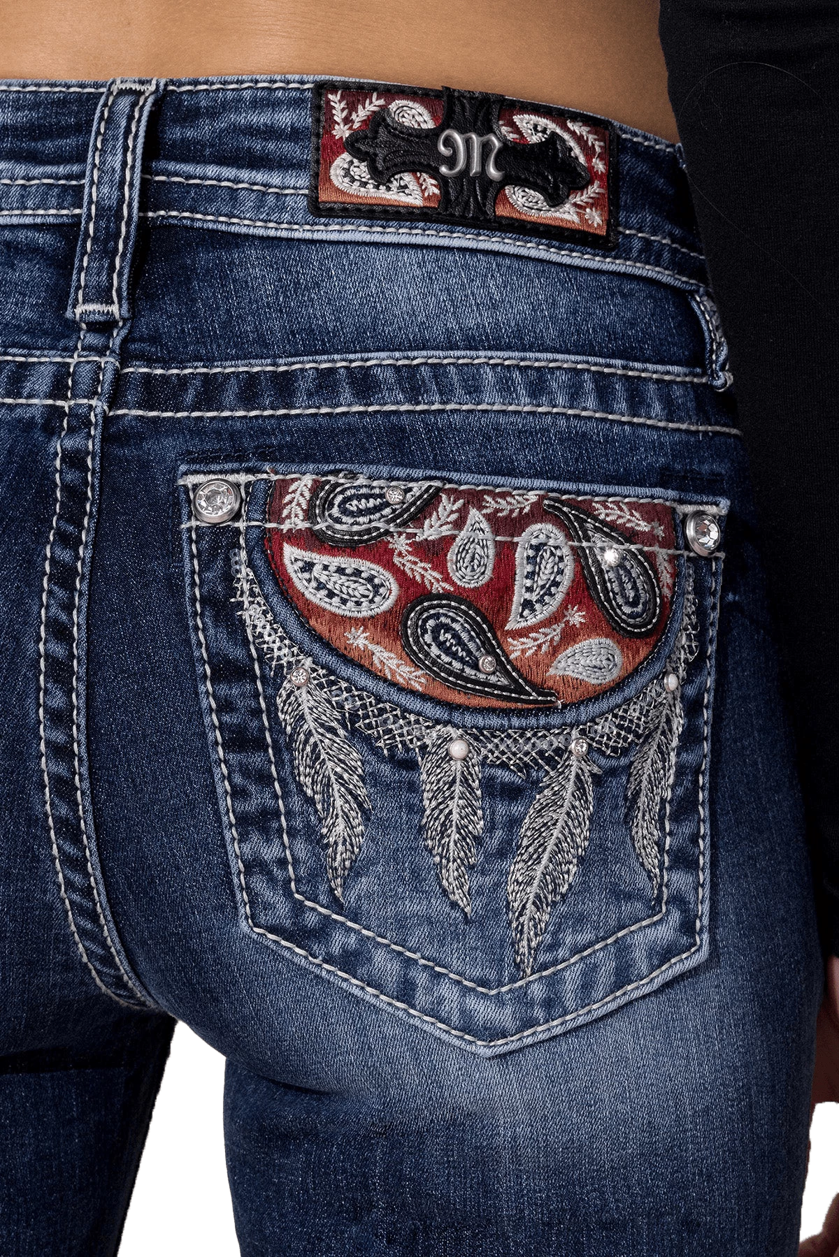 Miss Me Women's Paisley Dreaming Bootcut Jean - Image 3