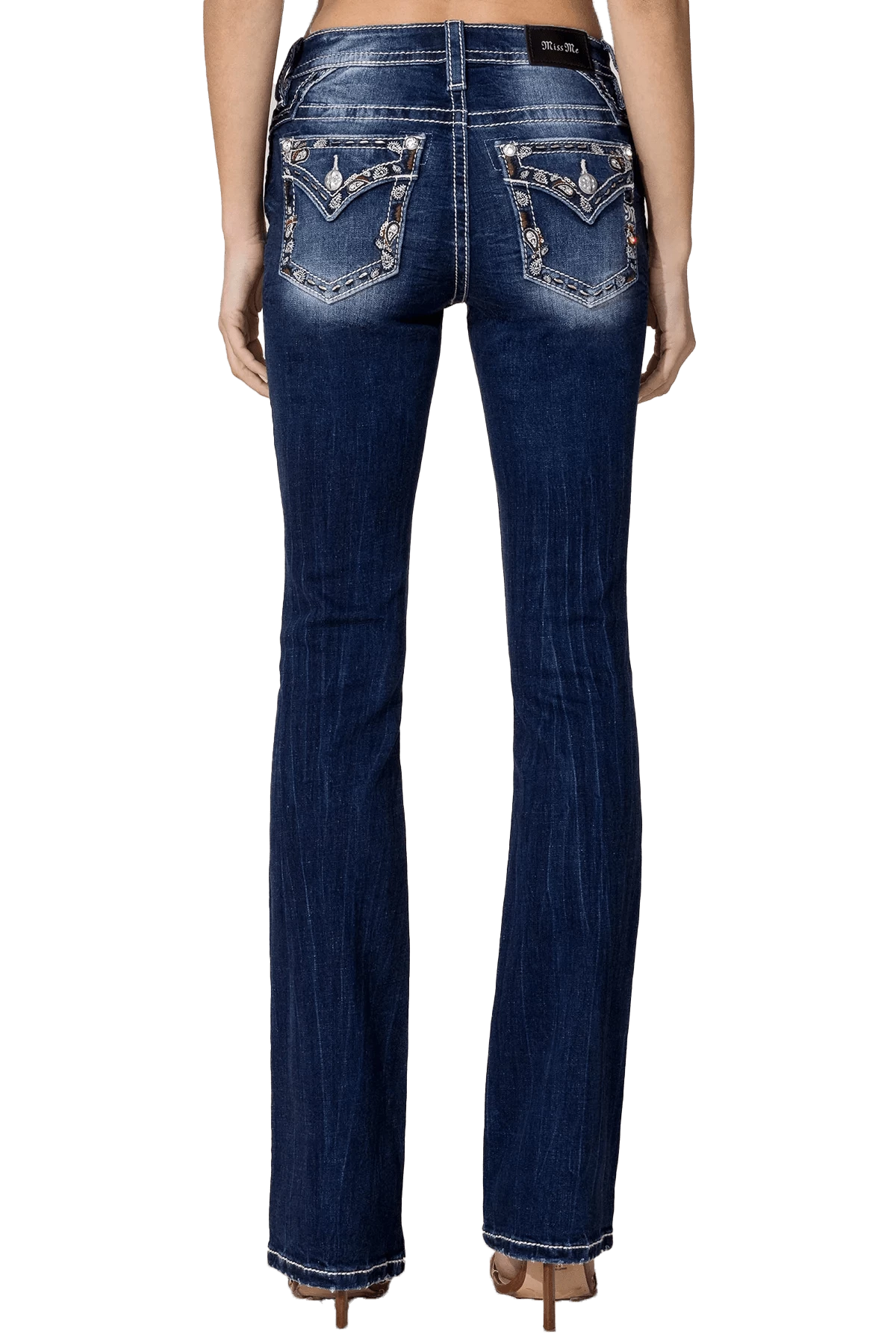 Miss Me Women's Paisley Border Bootcut Jean - Image 2