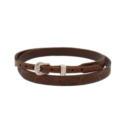 Twister Feather Tooled Hatband