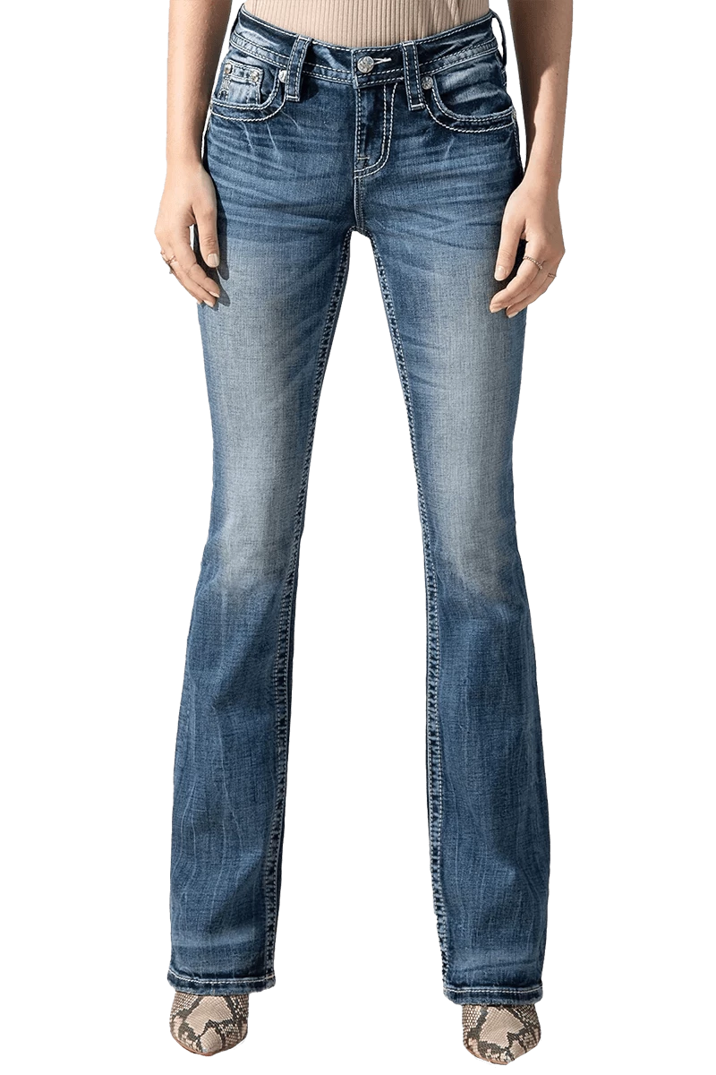 Miss Me Women's Sky Aztec Bootcut Jeans