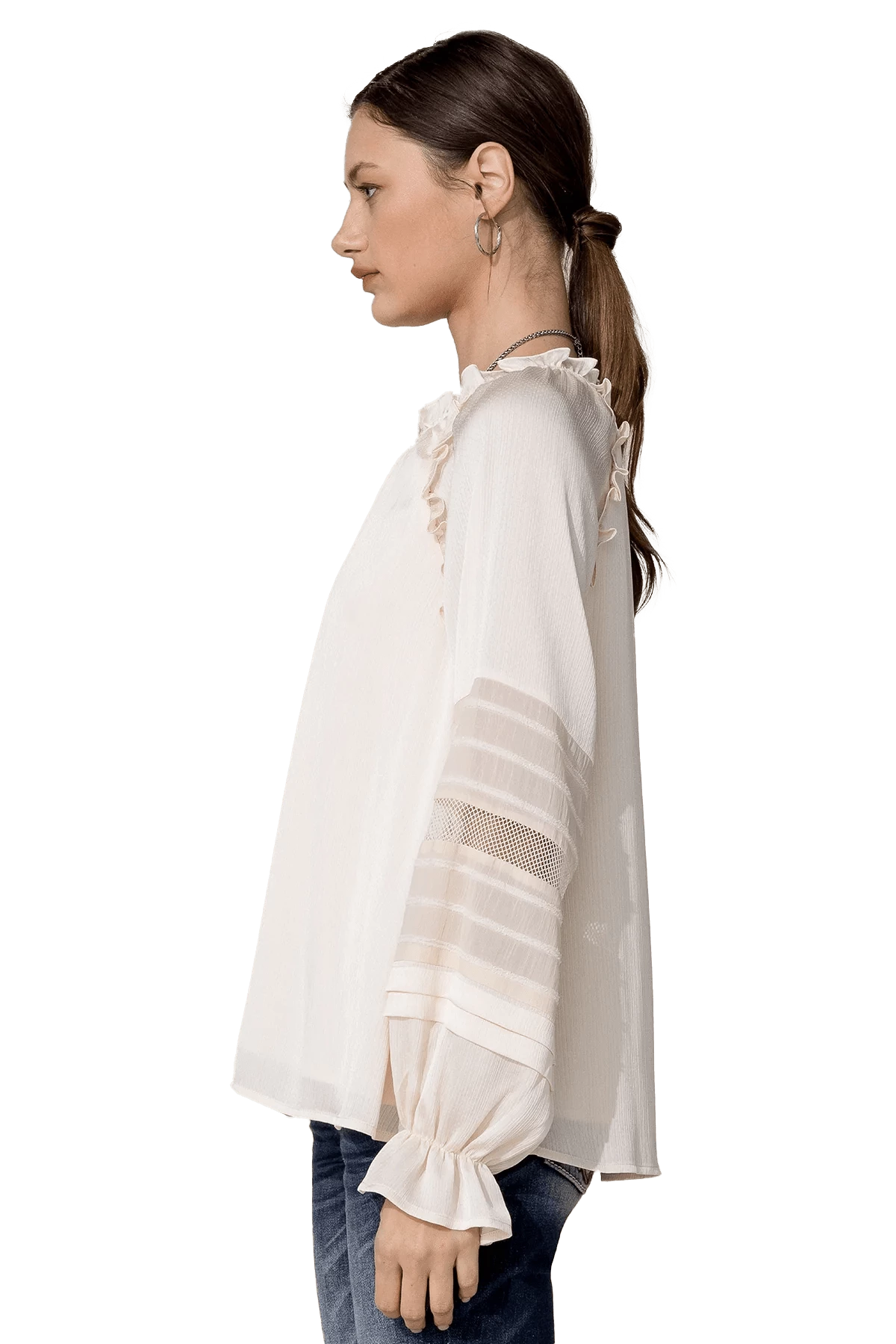 Miss Me Women's Satin Effect Top - Image 2