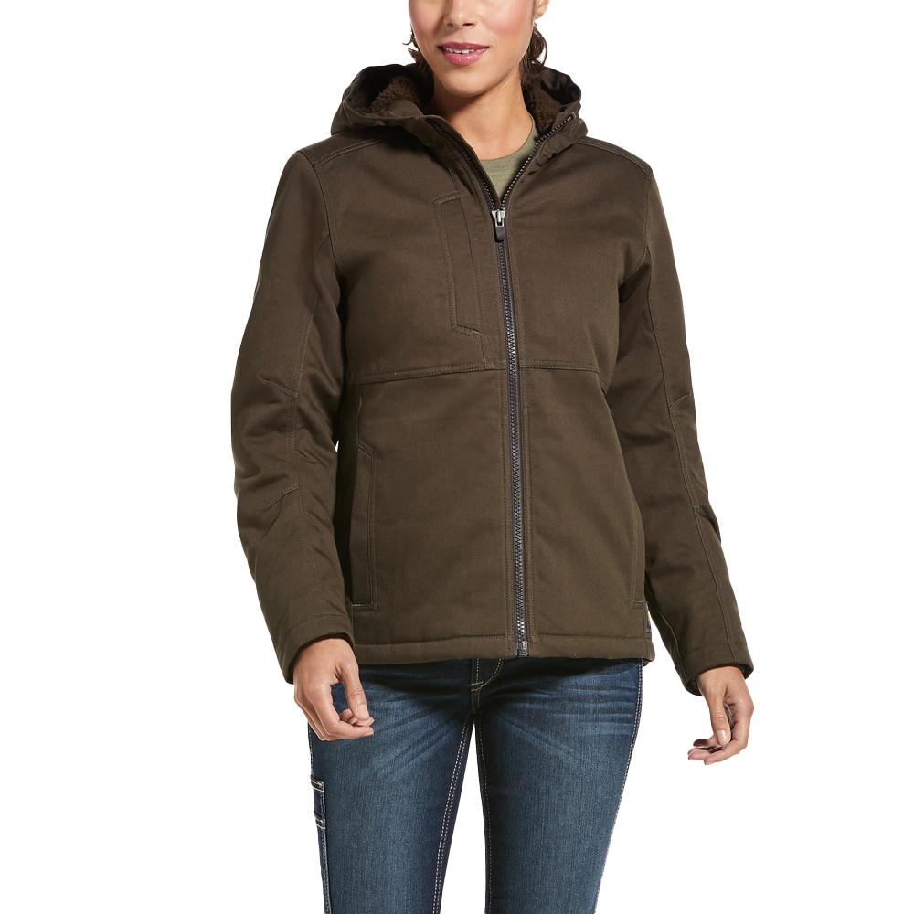 Ariat Women’s Brown Rebar DuraCanvas Insulated Jacket